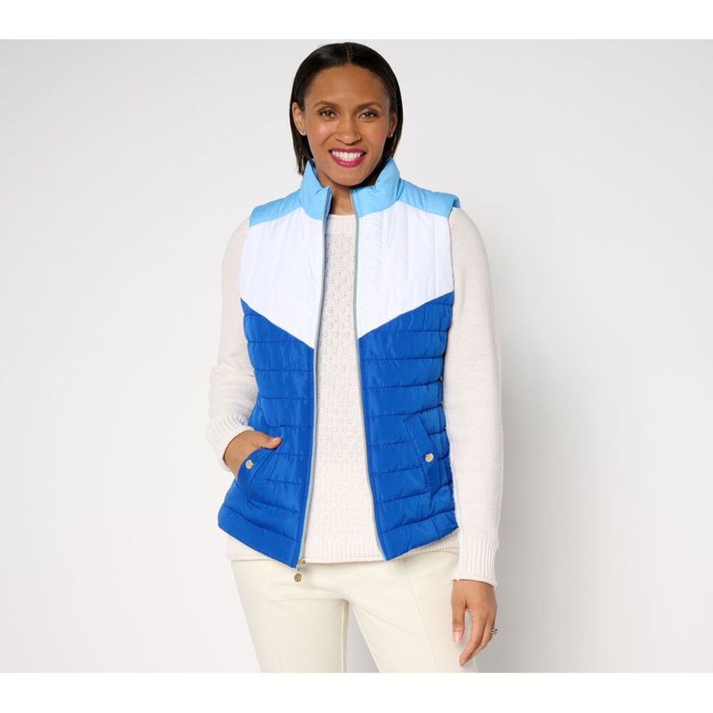 SUNNYLiFE Women's Jacket Sz XL Clubhouse Color Block Multi-colored